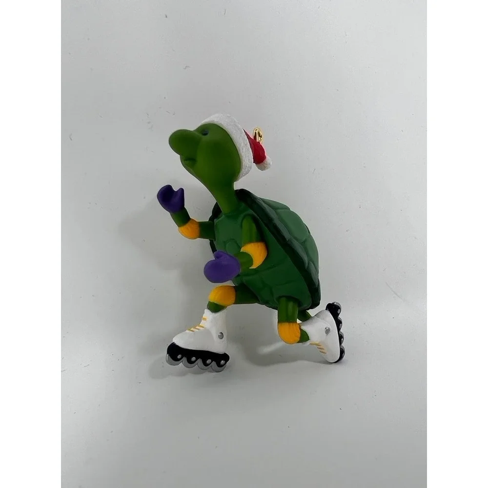 Hallmark Roller Whiz Ornament Green NIB 1995 Turtle Skates Roller Blades
